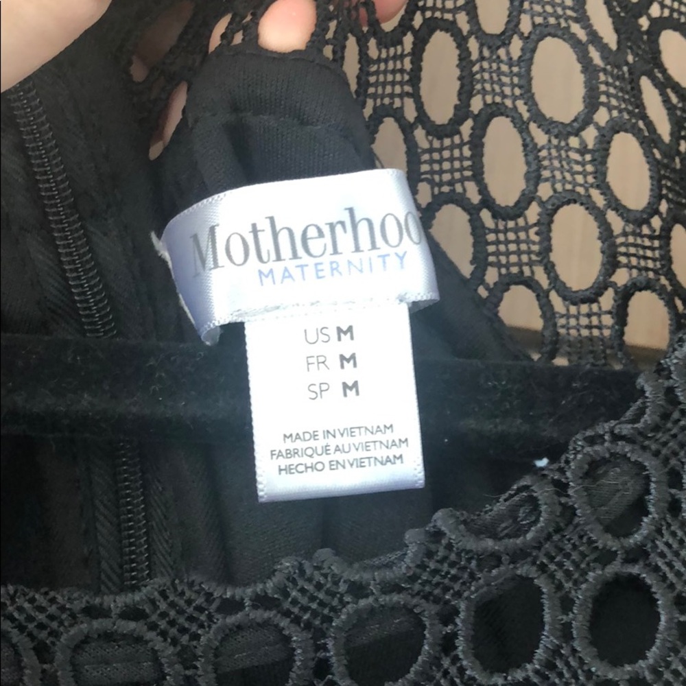Motherhood Maternity black dress size M - Picture 3 of 3